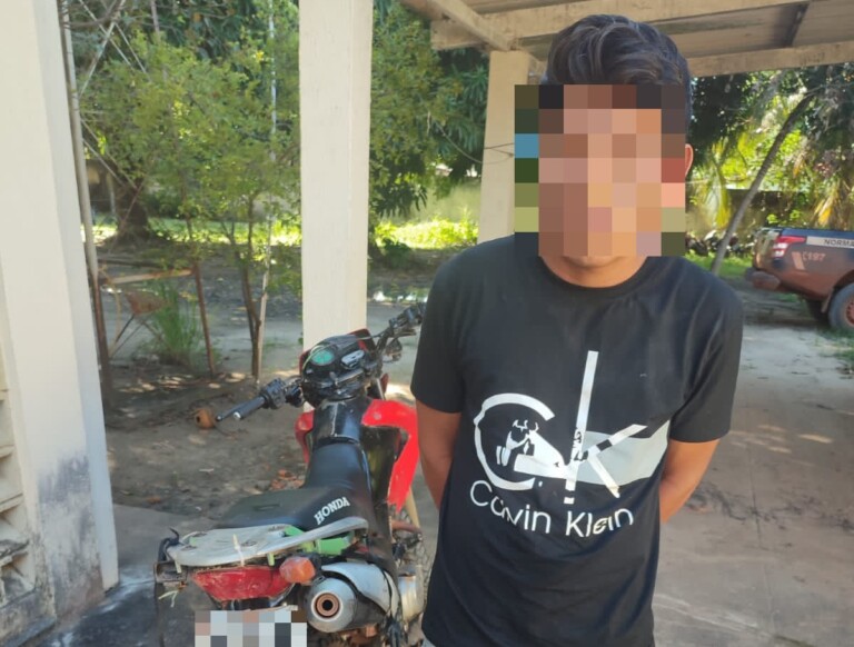 Guianense é preso com moto roubada no Lago Caracaranã