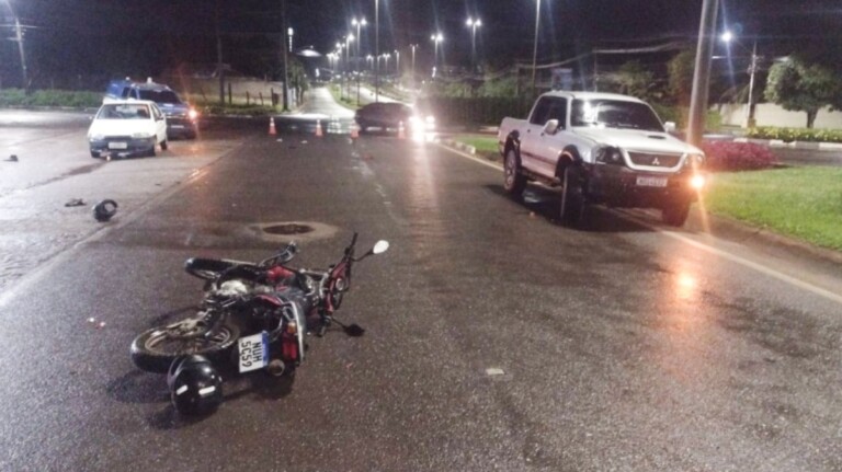 Quando a PM chegou ao local, veículos estavam fora do exato ponto da colisão (Foto: Divulgação)
