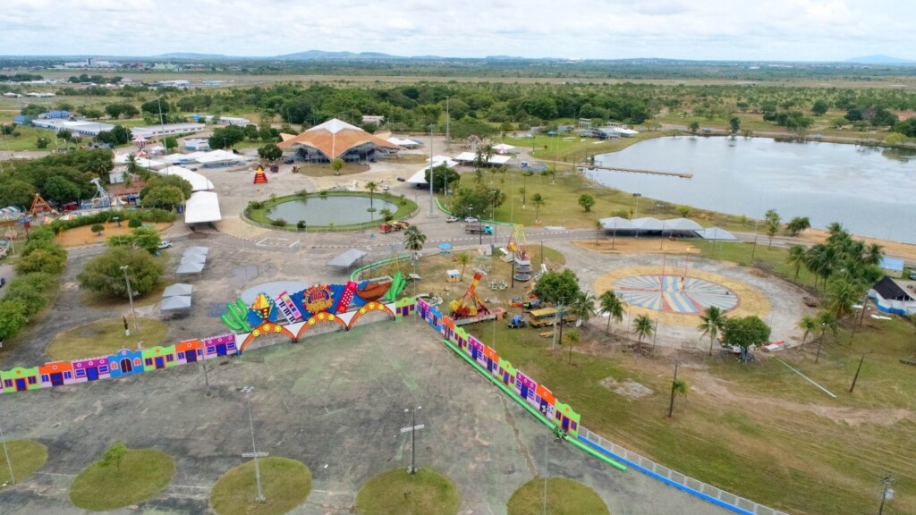 Vista área do Parque Anauá (Foto: Divulgação)