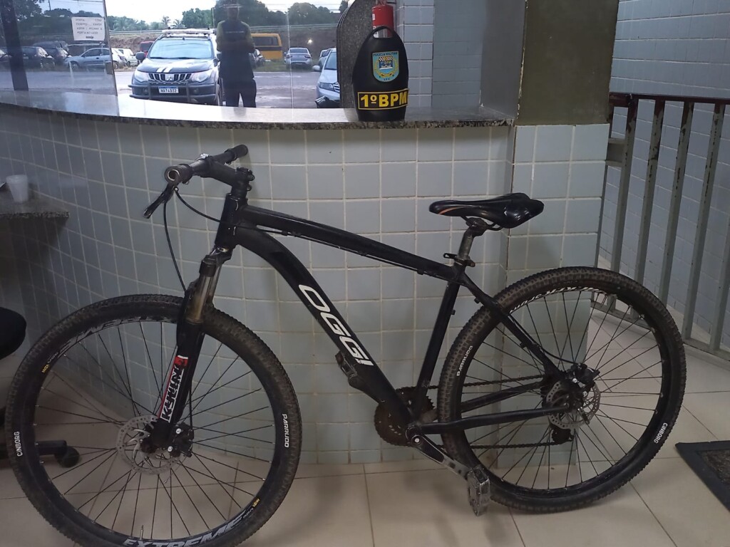 A bicicleta, da marca BIC OGGI19, foi recuperada. (Foto: Divulgação)