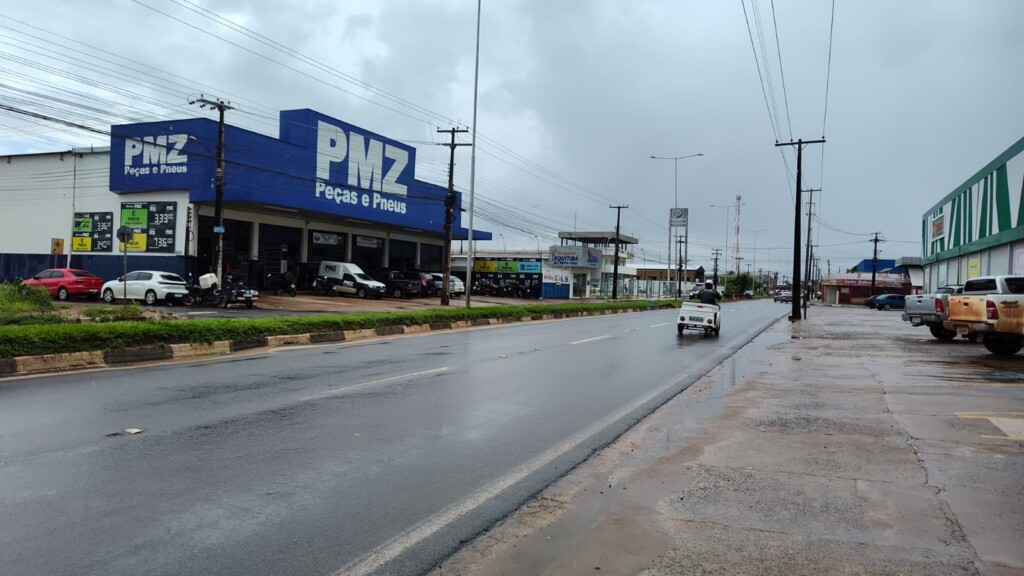 Trecho onde ocorreu o atropelamento (Foto: Marília Mesquita/Folha BV)