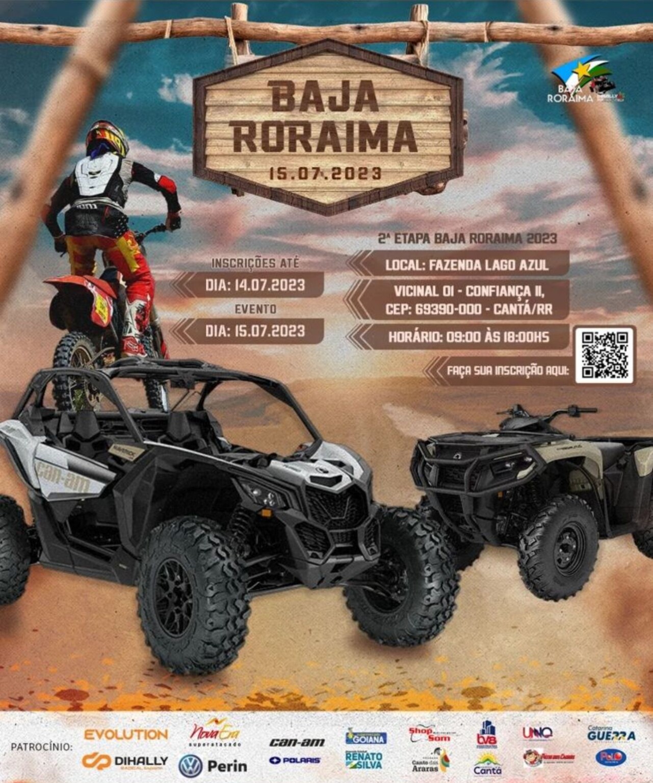 Tudo pronto para a adrenalina na segunda etapa da Copa Baja Dihally: Em busca do menor tempo na fazenda Lago Azul.