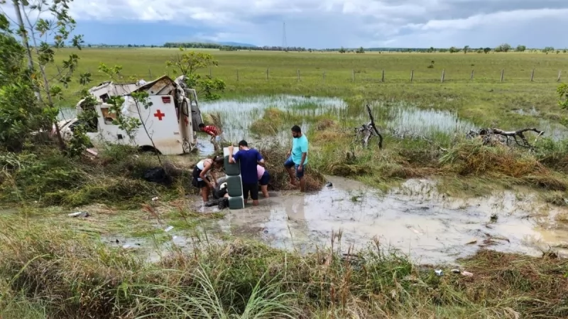 O acidente envolveu quatro militares, onde a 3º Sargento Braz acabou não resistindo. (Foto: Divulgação)