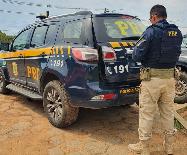 Captura foi efetuada pela PRF (Foto: Ascom/ PRF) 