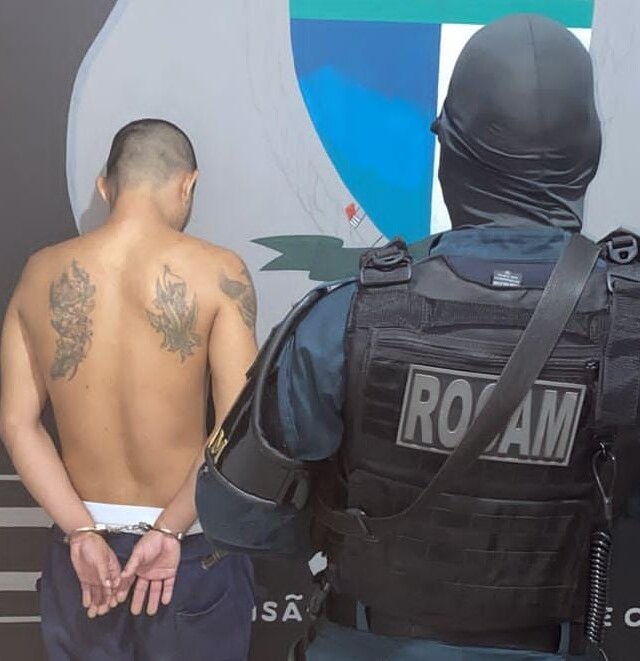 L.C.M. foi preso e encaminhado à Dicap para os procedimentos de rotina (Foto: Divulgação)