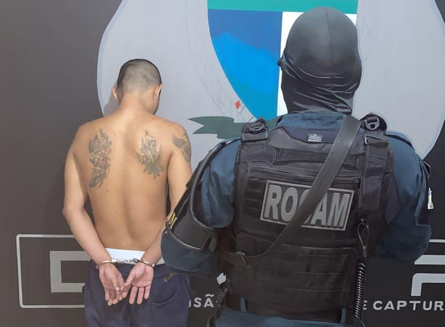 L.C.M. foi preso e encaminhado à Dicap para os procedimentos de rotina (Foto: Divulgação)
