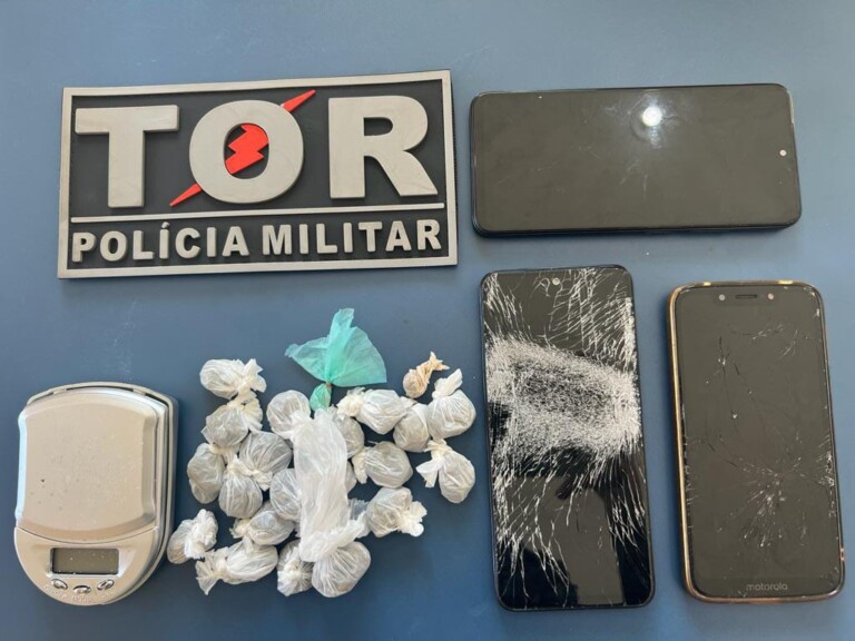 Material apreendido e apresentado na Central de Flagrantes (Foto: Divulgação)