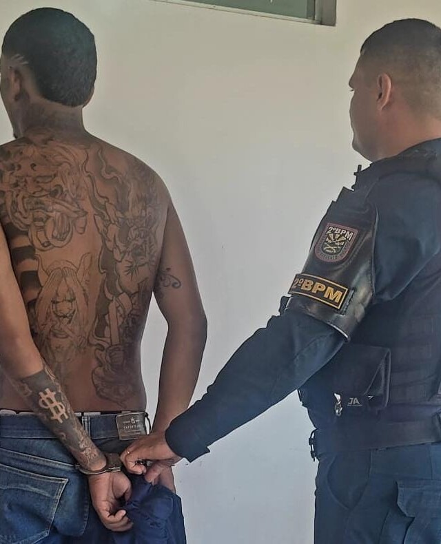 O foragido foi encaminhado à Polinter (Foto: Divulgação)
