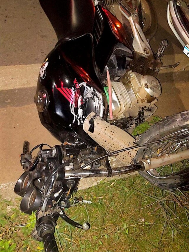 Moto envolvida no acidente (Foto: Divulgação)