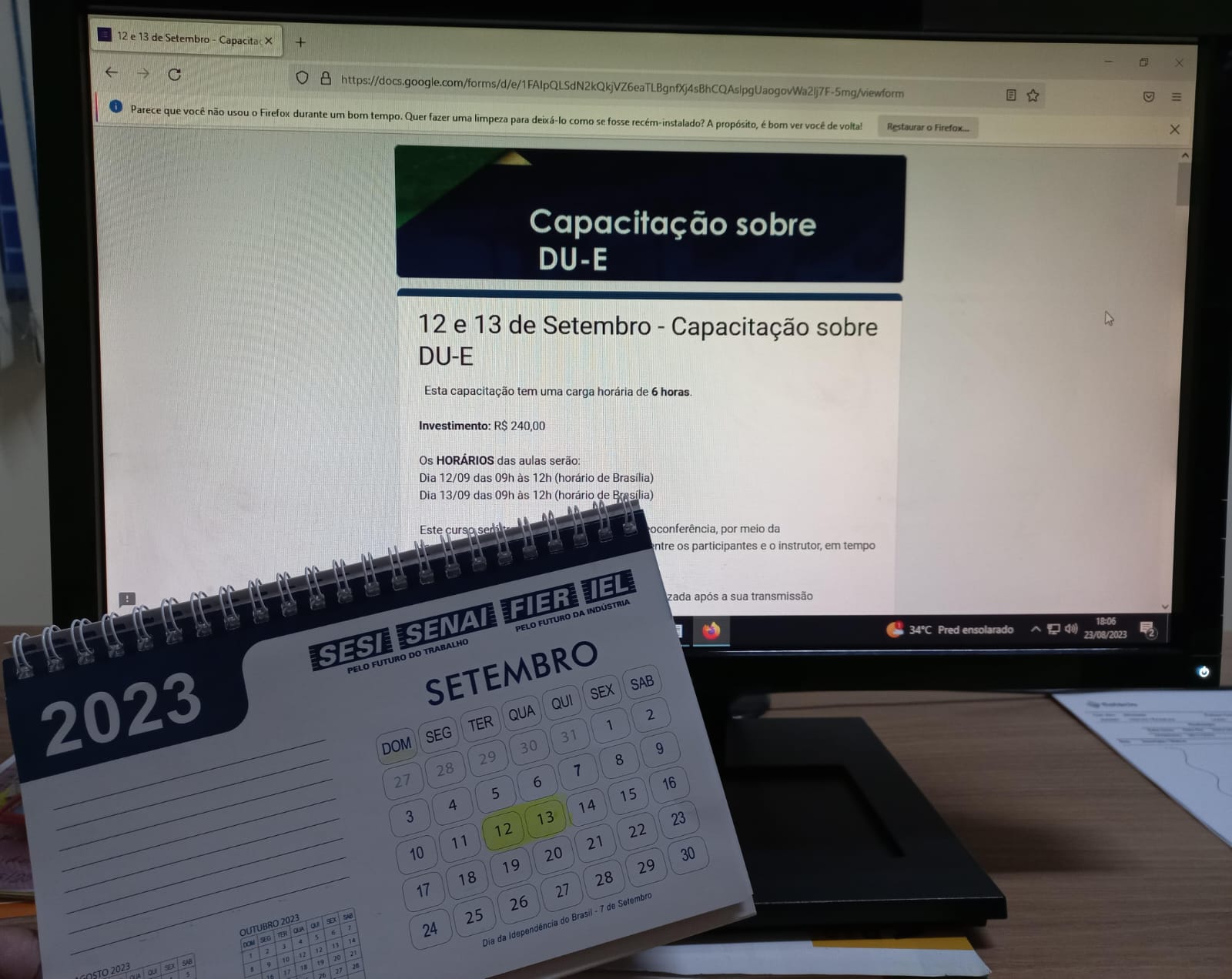 Inscrições devem ser feitas pelo link indicado na matéria. Foto: Divulgação