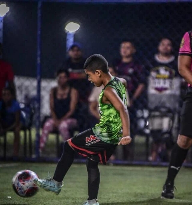 Israel em campo (Foto: Arquivo Pessoal)