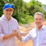 O vice-governador de Roraima, Edilson Damião, ao lado do governador Antonio Denarium (Foto: Divulgação)