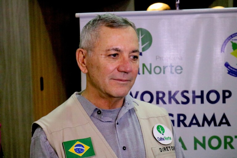 Ubiratan Poty, diretor do Programa Calha Norte, também  participou do Workshop aos servidores municipais e estaduais. (Foto: Wenderson Cabral/FolhaBV)