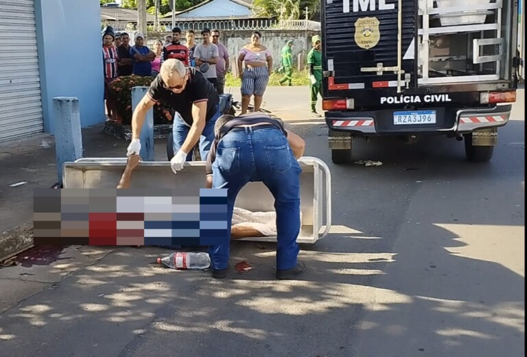 Vítima chegou a ser socorrida, mas morreu ainda no local (Foto: Divulgação)