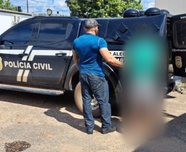 Após a prisão, T.J. foi apresentado na Audiência de Custódia (Foto: Ascom/Polícia Civil) 