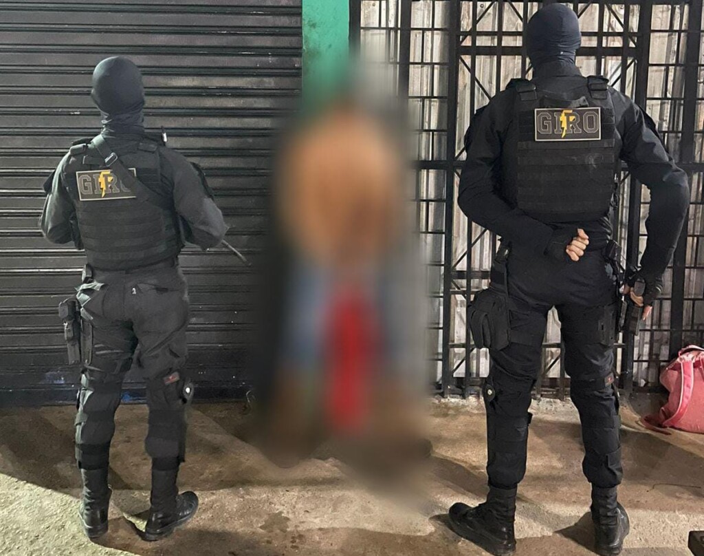 Prisão foi efetuada pelo Giro (Foto: Divulgação)