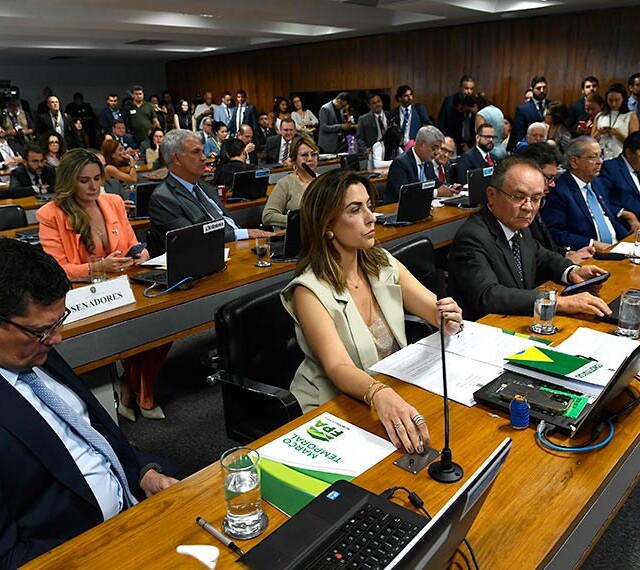 A relatora, Soraya Thronicke, defendeu a aprovação da proposta na Comissão de Agricultura. (Foto: Marcos Oliveira/Agência Senado)