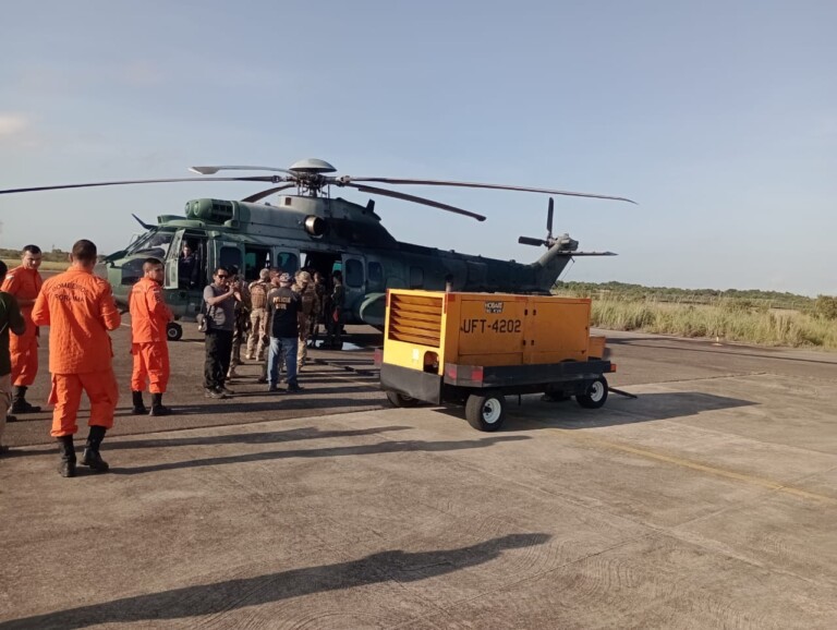 A ação foi desencadeada pela Polícia Civil e contou com a colaboração do Exército Brasileiro, da Aeronáutica, da Funai e Corpo de Bombeiros (Foto: Ascom/Polícia Civil)