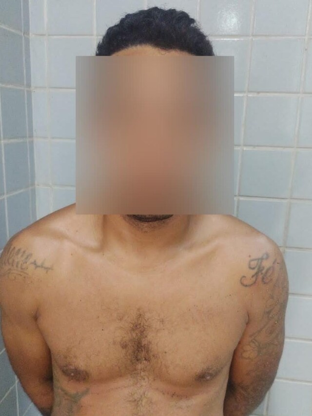 O tatuador tentou fugir da abordagem policial (Foto: Divulgação)