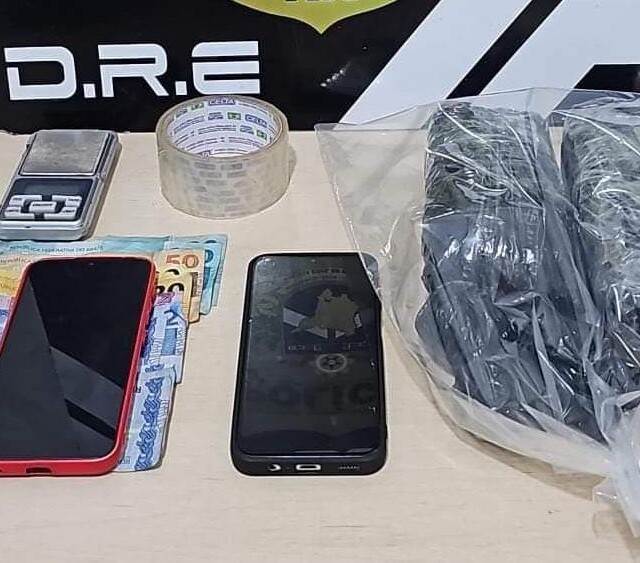 Material apreendido (Foto: Polícia Civil) 