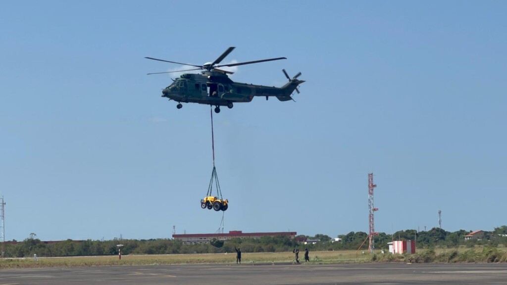 Deslocamento foi de quase 240 km. (Foto: Forças Armadas)