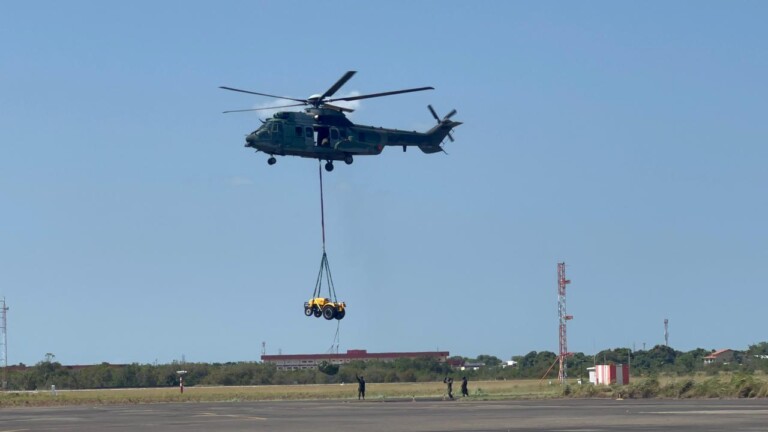 Deslocamento foi de quase 240 km. (Foto: Forças Armadas)