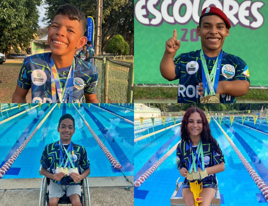 Roraima conquista 26 medalhas e tem novo recorde em etapa das Paralimpíadas Escolares Roraima conquista 26 medalhas e tem novo recorde em etapa das Paralimpíadas Escolares