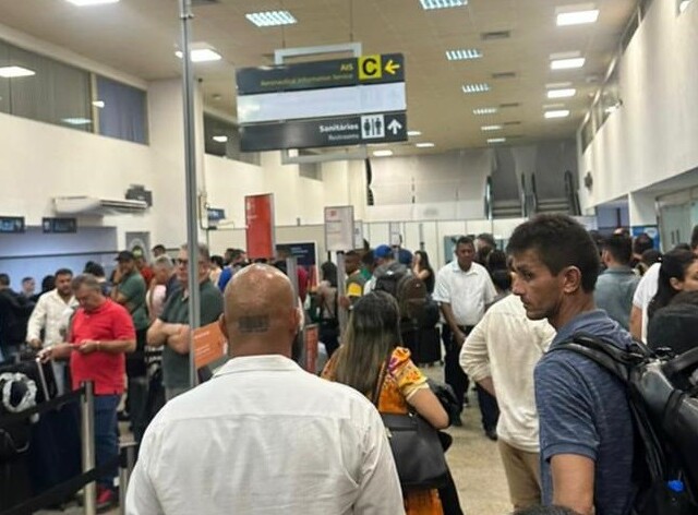 VINCI Airports foi procurada após os últimos casos de voos atrasados e cancelados no Aeroporto. (Foto: Reprodução/WhatsApp)