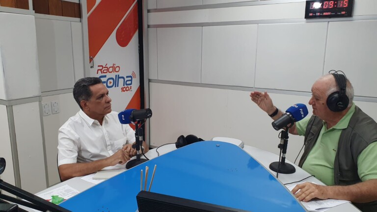 Senador foi um dos entrevistados do programa Agenda da Semana (Foto: Folha BV)