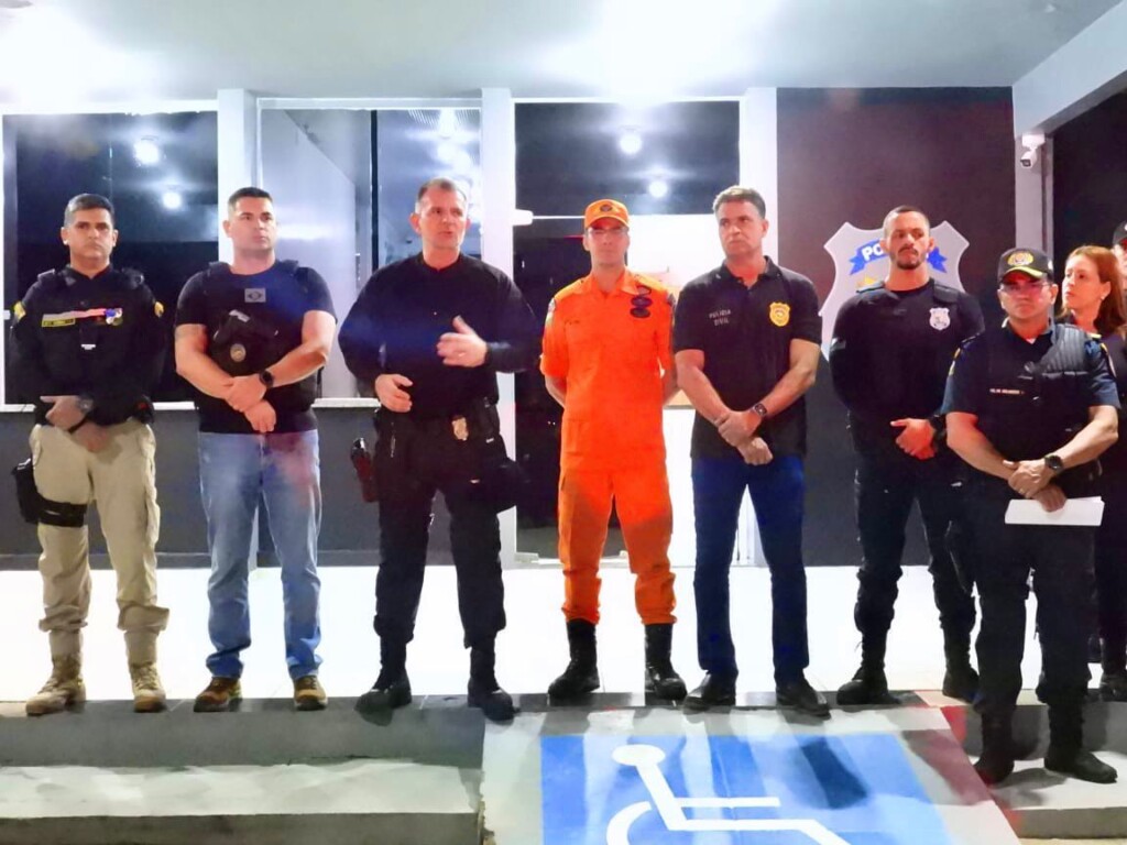 Representantes da Segurança Pública se reúnem para formalizar iniciativa. Foto: Secom