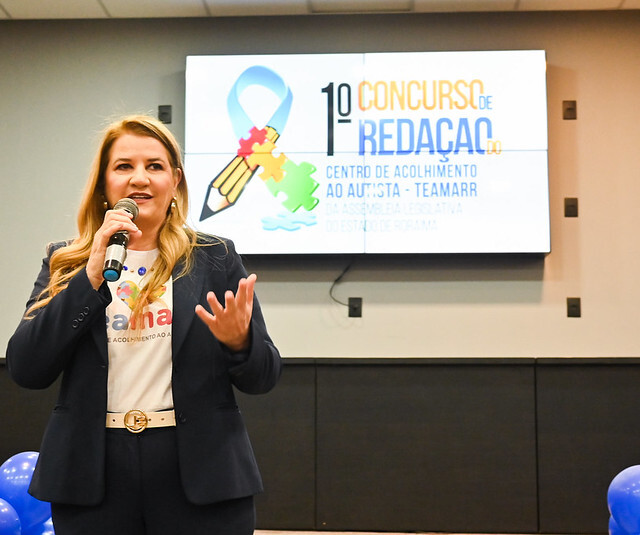 Presidente do Programa de Atendimeto Comunitário da ALERR, deputada Angela Aguida Portella (Foto: Marley Lima)