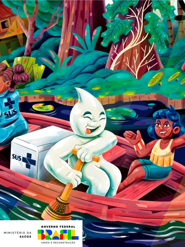 Artista de Roraima Will Cavalcante representa Zé Gotinha em campanha do Ministério da Saúde
