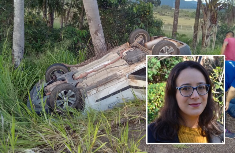 Acidente ocorreu no fim da tarde dessa terça-feira (12) (Foto: Reprodução/Redes Sociais)