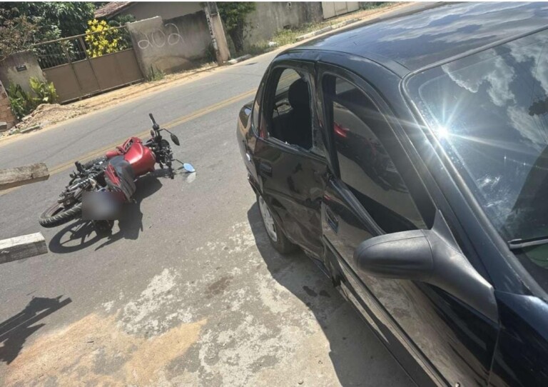 Veículos envolvidos no acidente (Foto: Divulgação) 