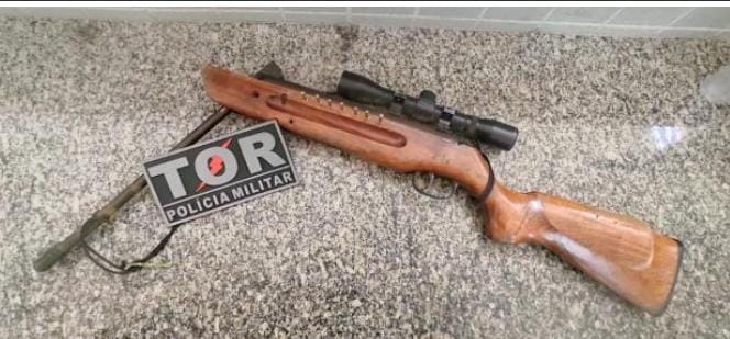 Arma apreendida (Foto: Divulgação)