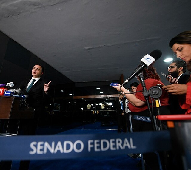 Rodrigo Pacheco. (Foto: Edilson Rodrigues/Agência Senado)