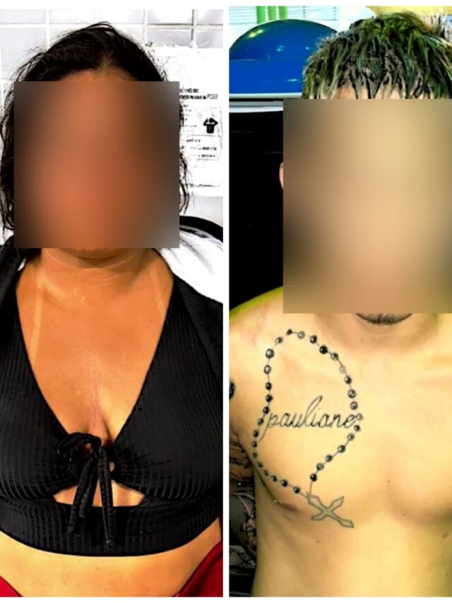 Mãe e filho foram encaminhados à Central de Flagrantes (Foto: Divulgação) 