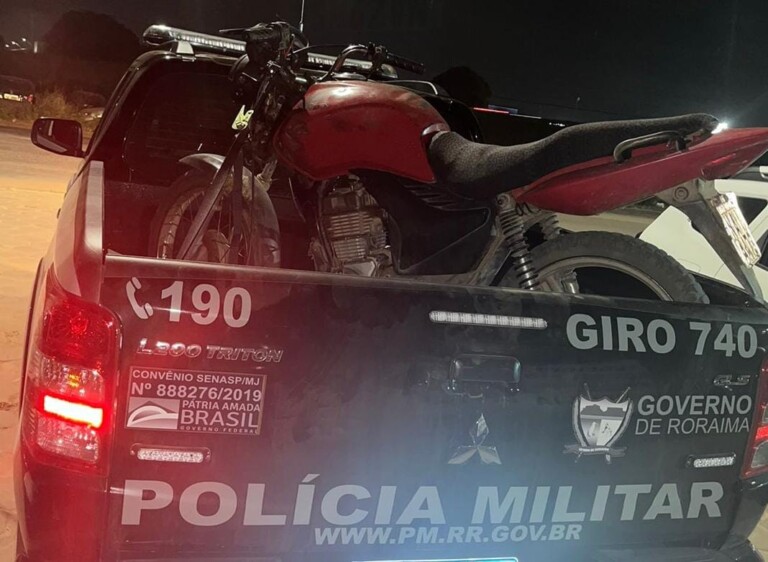 Moto foi recuperada pelo Giro (Foto: Divulgação) 