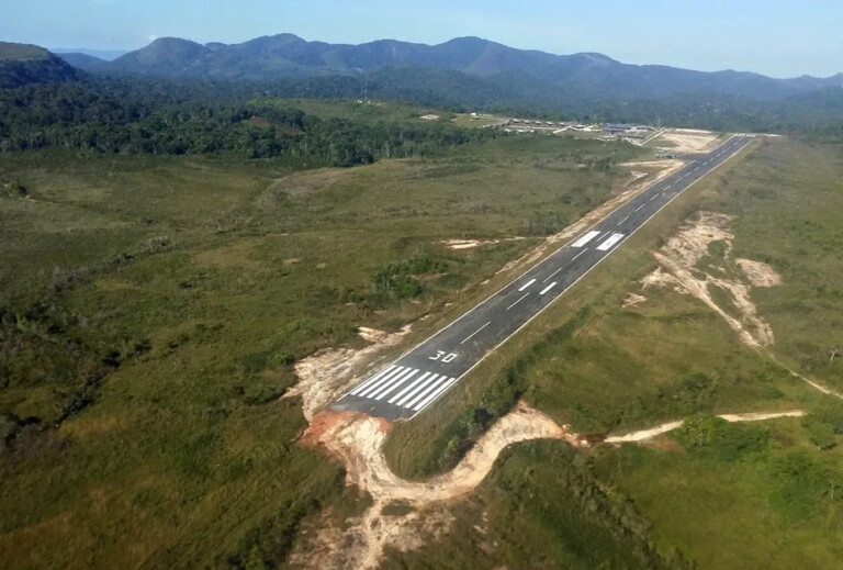 Pista de pouso de Surucucu (Foto: Reprodução/FAB)