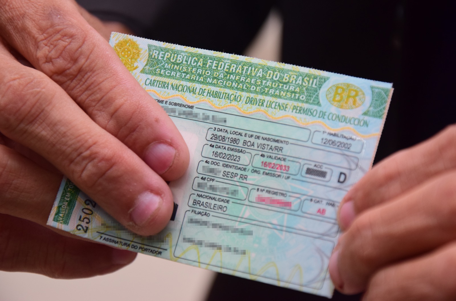 Carteira Nacional de Habilitação (Foto: Arquivo/FolhaBV)