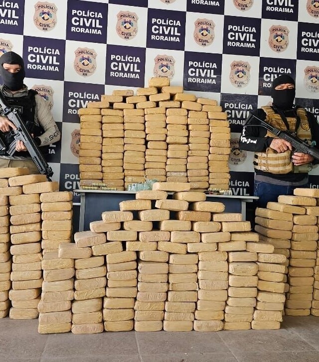 Entorpecentes apreendidos (Foto: Ascom/PCRR)