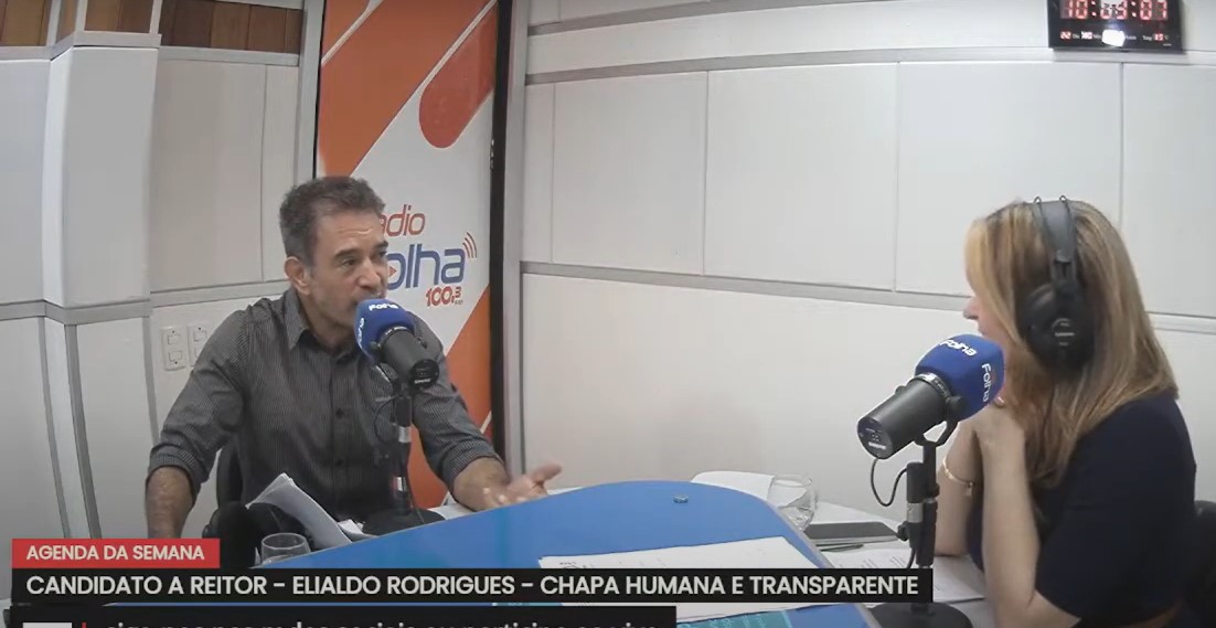 Elinando Rodrigues é professor na instituição há mais de 18 anos. (Foto: reprodução/YouTube)