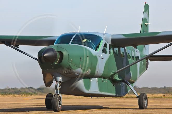 Aeronave fez pouso forçado na Terra Yanomami (Foto: Divulgação/FAB)