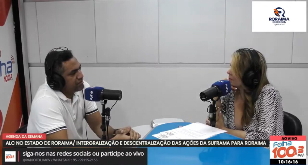 ALCs contribuíram para que empresas viessem para Roraima, aponta coordenador - Foto: Reprodução/Rádio Folha 100.3FM ALCs contribuíram para que empresas viessem para Roraima, aponta coordenador - Foto: Reprodução/Rádio Folha 100.3FM