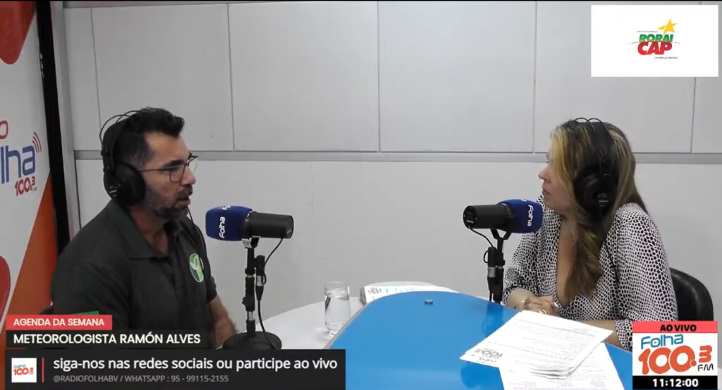 Ramón aponta alto índice de focos de fogo durante período de seca - Foto: Reprodução: YouTube/Rádio Folha 100.3FM Ramón aponta alto índice de focos de fogo durante período de seca - Foto: Reprodução: YouTube/Rádio Folha 100.3FM