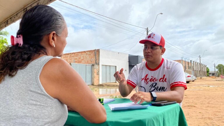 Segunda edição do projeto Ação do Bem foi realizada na manhã deste domingo, no bairro Pedra Pintada (Foto: Divulgação)