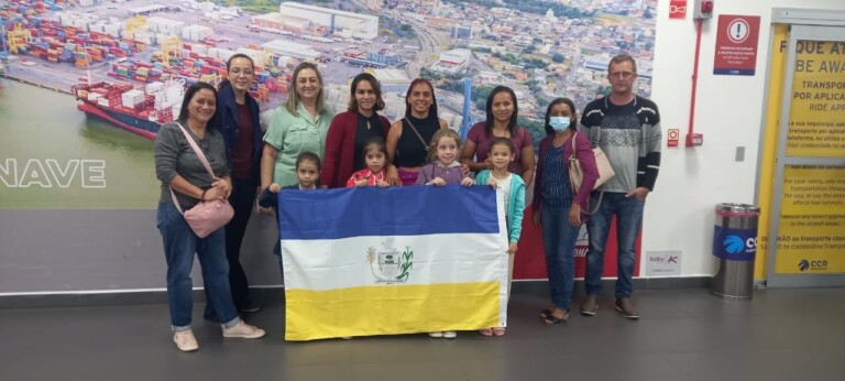 Comitiva do Município de Alto Alegre em Santa Catarina (Foto: Acom/Alto Alegre)