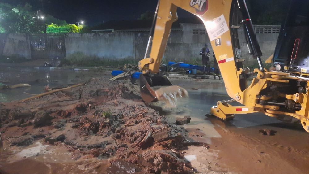 Manutenção de emergência afeta abastecimento de água