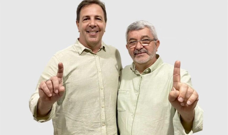 Cláudio Delicato e Edson Damas eram candidatos pela chapa 01. (Foto: reprodução)