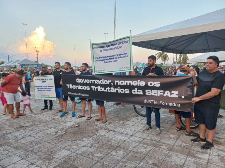 Ação também buscou chamar atenção do governador, Antonio Denarium. (Foto: reprodução)